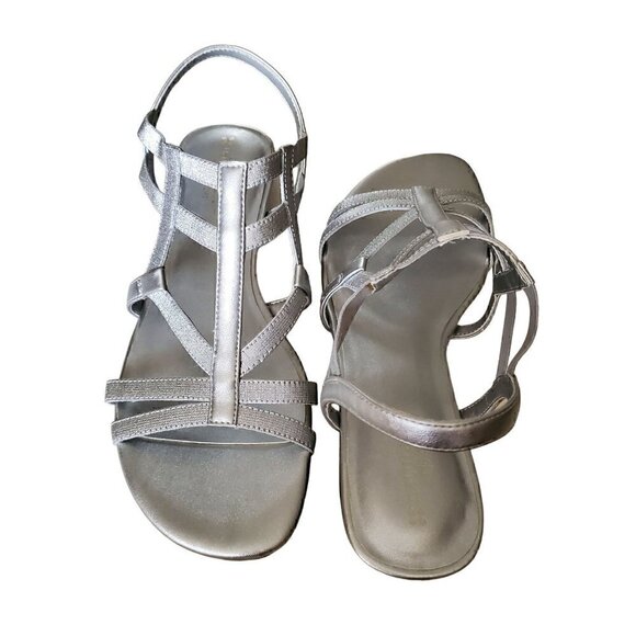 Naturalizer Joanie Silver Sandals, Woman's Sandals NIB - Picture 2 of 4